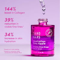 Thumbnail for Sand & Sky Vitamin C Serum Hyaluronic Acid Serum Glow Drops - Australian Glow Berries Brightening Face Serum, Fine Line Reducing, Plumping, Dual Phase, 1 fl oz