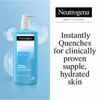 Thumbnail for Neutrogena Hydro Boost Body Moisturizing Gel Cream with Hyaluronic Acid, Non-Greasy & Fast Absorbing, Lightweight Hydrating Body Lotion for Normal to Dry Skin, Fragrance-Free, 16 oz