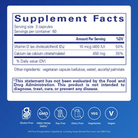 Thumbnail for Pure Encapsulations Calcium with Vitamin D3 | Dietary Supplement to Support Bone, Colon, and Cardiovascular Health* | 180 Capsules