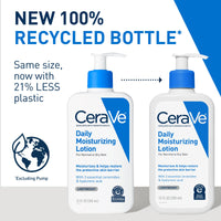Thumbnail for CeraVe Daily Moisturizing Lotion for Dry Skin, Body Lotion & Face Moisturizer with Hyaluronic Acid and Ceramides, Daily Moisturizer, Fragrance Free, Oil-Free, 12 Ounce