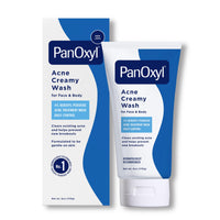 Thumbnail for PanOxyl Antimicrobial Hydrating Acne Creamy Wash, 4% Benzoyl Peroxide, 6 Ounce