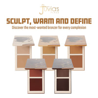 Thumbnail for Juvia's Place Bronzed Duo Bronzer Medium - Soft Matte, Contour, Bronzer Pressed Powder, Long-Wearing & Buildable Bronzing Powder - Suitable for Medium Skin Tone