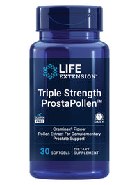 Thumbnail for Life Extension Triple Strength ProstaPollen™, Prostate Health, Prostate Function, Flower Pollen Extract, Gluten Free, 30 softgels