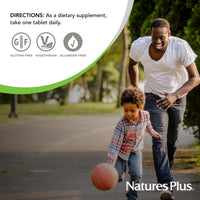 Thumbnail for NaturesPlus Choline & Inositol - 500 mg, 60 Vegetarian Tablets - Nervous System Support & Healthy Liver Function - Gluten-Free - 60 Servings
