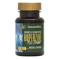 Thumbnail for NaturesPlus Huperzine Rx-Brain - 30 Tablets - Brain Support Supplement - Promotes Memory, Learning & Optimal Cognitive Function - Gluten Free - 30 Servings