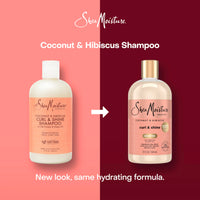 Thumbnail for SheaMoisture Curl and Shine Coconut Shampoo Coconut & Hibiscus for Curly Hair Paraben Free Shampoo 13 oz