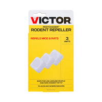 Thumbnail for Victor PestChaser Indoor Ultrasonic Rodent Repellent with Nightlight - 3 Pack Rodent Repeller Mouse Deterrent Plug In Devices - Repels Mice Indoors - M753K
