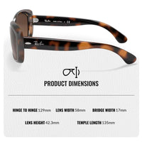 Thumbnail for Ray-Ban RB4101 Jackie Ohh Butterfly Shape Sunglasses for Men and Women- Timeless Classic Sun Glasses with Modern Elegance - Premium UV Protection - Designer Men's and Women's Sunglasses