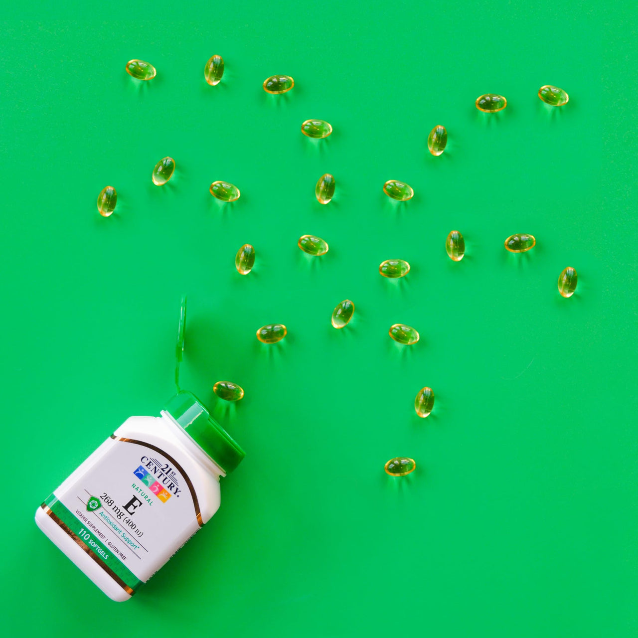 21st Century E 400 I.U. Natural (D-Alpha) Softgels, 110-Count