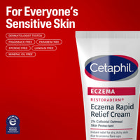 Thumbnail for CETAPHIL ECZEMA RESTORADERM FLARE-UP RELIEF CREAM, For Eczema Prone Skin, 8 oz, Barrier Repair, 48 Hour Hydration, 2% Skin Protectant Colloidal Oatmeal, Steroid Free