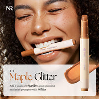 Thumbnail for Nature Republic HONEY MELTING LIP GLITTER (14 MAPLE) SOFT LIP STICK Hydrating Gloss, Moisturizing balms, Shine Glimmer Finish, Shimmery-Sheer tint, korean make up