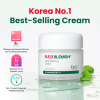 Thumbnail for Dr.G Red Blemish Clear Soothing Korean Moisturizer Face Cream, 70ml - Cica Cream, Korean Skin Care Moisturizer, Korean Face Moisturizer, Facial Moisturizer, Korean Skincare, K Beauty Skincare Coreano