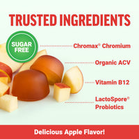 Thumbnail for Force Factor ProbioSlim Keto ACV Gummies, Organic Apple Cider Vinegar Gummies with LactoSpore Probiotics & Prebiotics to Support Digestion, Metabolism, & Immune Health, 1 Net Carb, Apple Flavor, 120ct