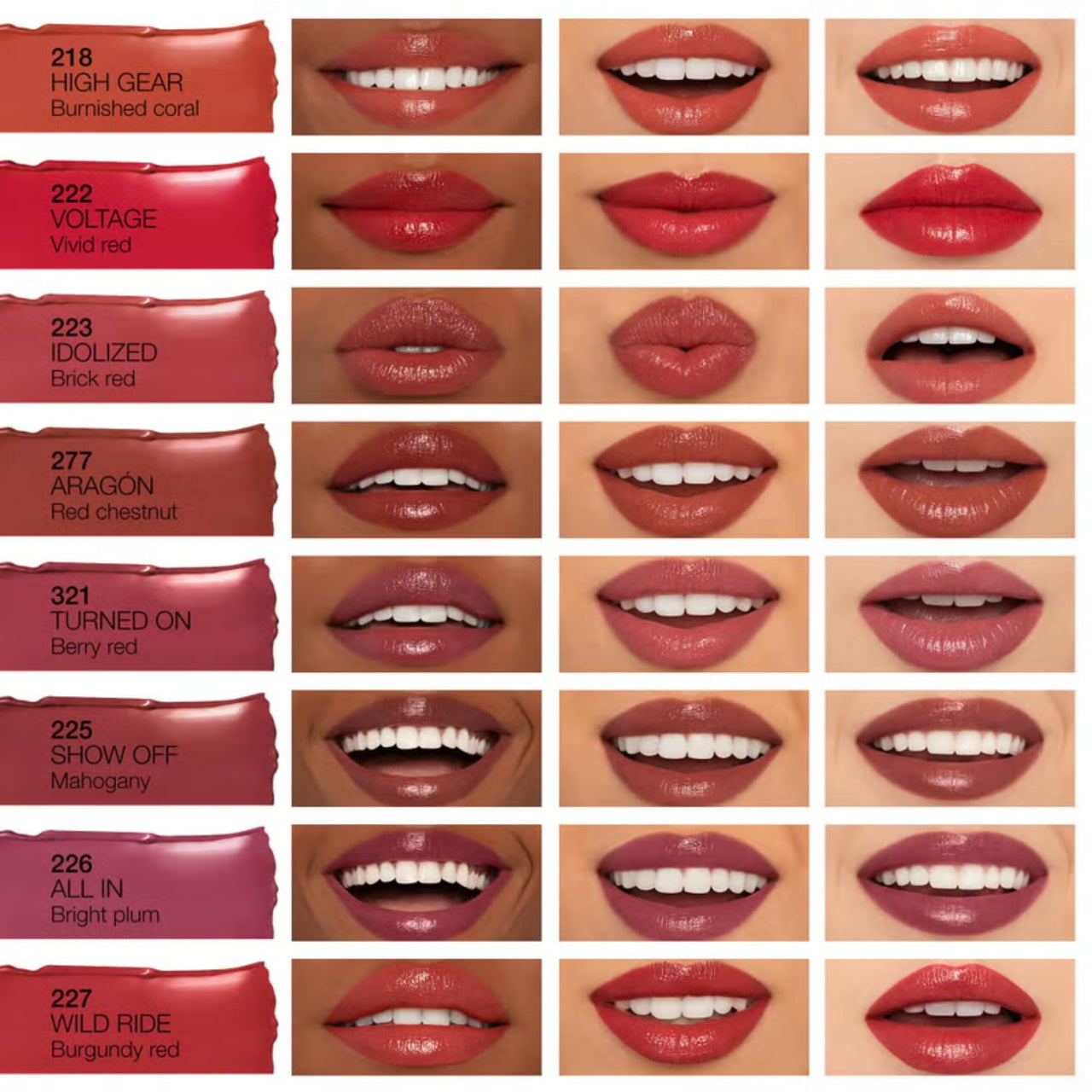 NARS Afterglow Sensual Shine Lipstick - High Gear 218