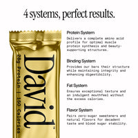 Thumbnail for David High Protein Bars - 0g of Sugar, Low Carb, Gluten Free - 28g of Protein, 150 Calories - On-The-Go Snack - Peanut Butter Chocolate Chunk Flavor, Pack of 12
