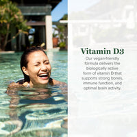 Thumbnail for Global Healing Organic Vitamin D3 5000 IU Supplement - Vegan Vitamin D Supplements for Immune Health & Strong Bones Support - Pure D3 Vitamin 5000 IU Ingredients, Vit D3 - 2 Fl Oz