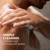 Thumbnail for NIVEA Men Active Clean Body Wash with Natural Charcoal for Normal to Oily Skin, 3-in-1 Charcoal Body Wash, Face and Hair, Draws Out Dirt and Impurities, 16.9 Fl Oz Bottle, Pack of 3