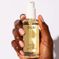 Thumbnail for OUAI Hair Oil - Hair Heat Protectant Oil for Frizz Control - Adds Shine and Smooths Split Ends - Color Safe Formula - Paraben, Phthalate and Sulfate Free (1.5 fl oz)