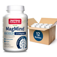 Thumbnail for Jarrow Formulas Magnesium L-Threonate, MagMind Magtein Magnesium Supplement, Brain Supplements for Memory Support, 90 Veggie Capsules, Up to a 30 Day Supply