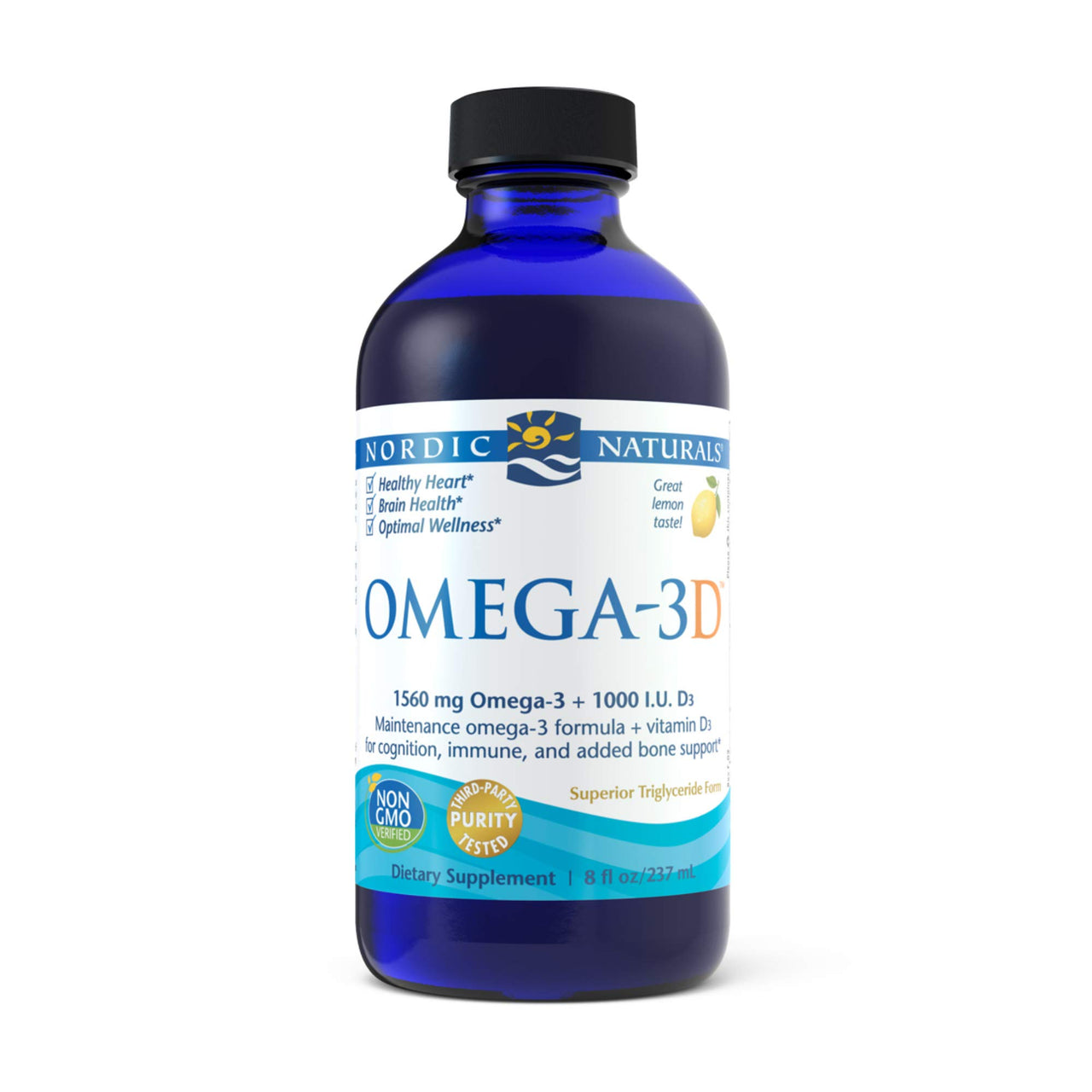 Nordic Naturals, Omega 3 D Lemon, 8 Fl Oz