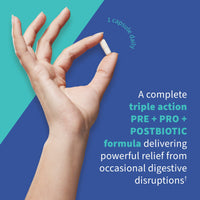 Thumbnail for Garden of Life Dr. Formulated Pre, Post & Probiotics Gas & Bloating Once Daily 3-in-1 Complete Prebiotics, Postbiotics & Probiotics â€“ 50 Billion CFU, Non-GMO, Gluten-Free, 30 Day Supply