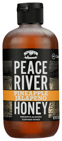Thumbnail for Peace River Pineapple Jalapeño Honey, Pineapple Jalapeño Flavored Honey, Kosher, Gluten Free, 12 Ounce (Pack of 6)