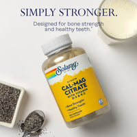 Thumbnail for SOLARAY Calcium Magnesium Citrate w/Vitamin D3 K2 - Calcium Supplements for Women and Men - Bone and Heart Health Support - Cal Mag 2:1 Ratio, Plus Vitamin D 3 and K2, 60-Day Guarantee, 30 Servings