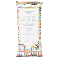 Thumbnail for Beekman 1802 Face & Body Wipes, Honeyed Grapefruit - Scented - 30 Count - Cleanses - With Goat Milk, Aloe & Vitamin E - Alcohol Free, Biodegradable - Packaging May Vary