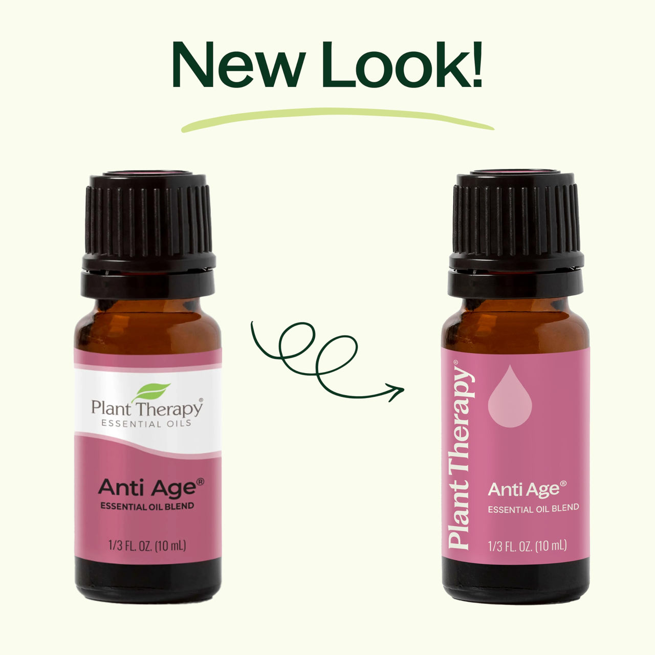 Plant Therapy Anti Age Essential Oil Blend 10 mL (1/3 oz) 100% Pure, Undiluted, for Fine Lines, Wrinkles, and Elasticity