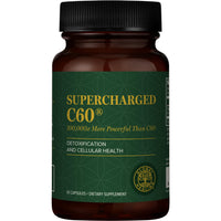 Thumbnail for Global Healing Center Supercharged C60 - Micro-Activated Carbon Fullerene w/Organic MCT Powder, 10 Times More Powerful Than Regular C60 Supplements - Helps Detoxification, Aging (30 Capsules)