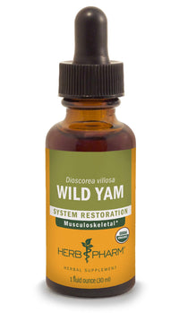 Thumbnail for Herb Pharm Certified Organic Wild Yam Liquid Extract for Musculoskeletal System Support - 1 Ounce