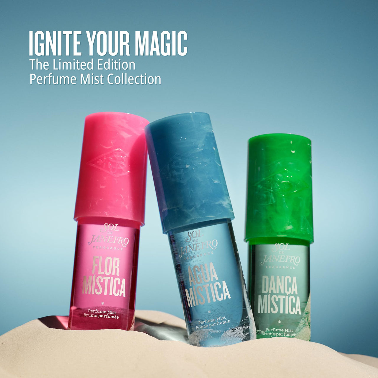 Sol de Janeiro Agua Mistica Hair & Body Perfume Mist Limited Edition Scent 3 fl oz/90 ml Travel-Friendly Fragrance