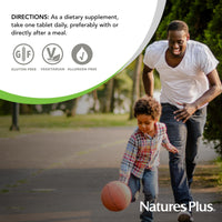 Thumbnail for NaturesPlus B-Complex with Rice Bran - 90 Tablets - Vegetarian, Gluten Free - 90 Servings