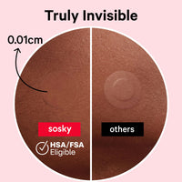 Thumbnail for Sosky Pimple Patches for Face, Invisible Hydrocolloid Acne Patches, HSA Store Eligible Items, Zit Sticker for Face and Skin, Pimple Sticker for Covering Zits, Blemishes with Salicylic Acid 48 Count