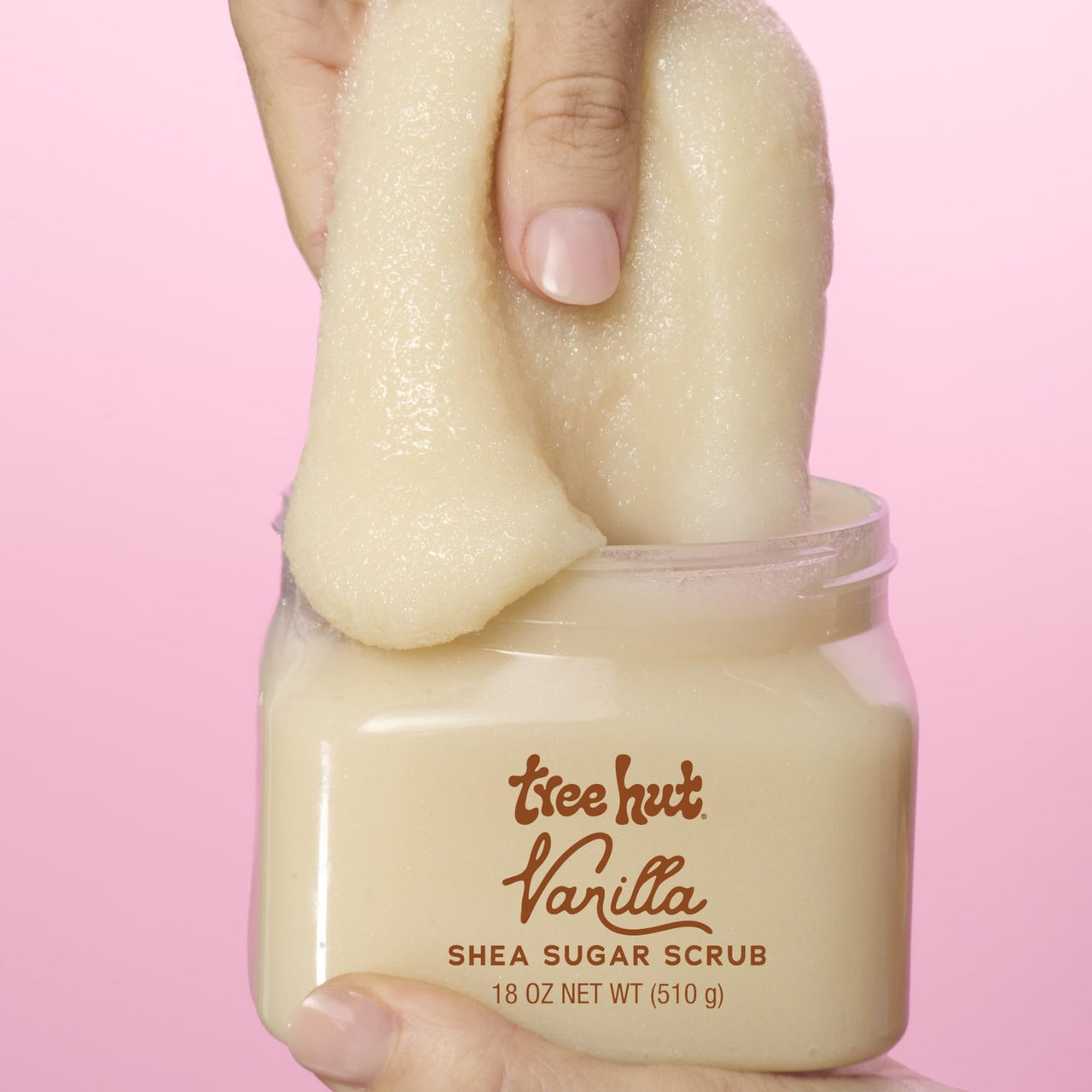 Tree Hut Vanilla Shea Sugar Exfoliating & Hydrating Body Scrub, 18 oz