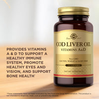 Thumbnail for Solgar Cod Liver Oil - 250 Softgels - Provides Vitamins A & D - Non-GMO, Gluten Free - 250 Servings