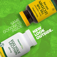 Thumbnail for NaturesPlus Egg Yolk Lecithin - 600 mg, 180 Capsules - Soy Free, Gluten Free - 90 Servings