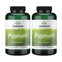 Thumbnail for Swanson Pygeum - 400 mg - Men's Supplement - Supports Prostate, Bladder & Urinary Tract Health* - Contains Pygeum Bark & Extract - Non-GMO Herbal Supplement - 120 Capsules (2 Pack)