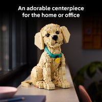 Thumbnail for LEGO Icons Golden Retriever Puppy Building Set for Adults, Ages 18+ - Gift for Birthdays - Decor for Home, Bedroom, or Book Shelf - Posable Dog Figure - 11384