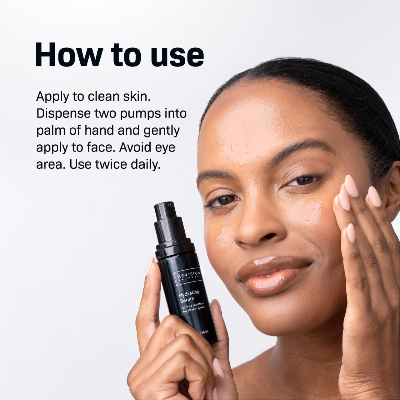Revision Skincare Hydrating Serum, Moisturizing Anti Aging Serum, Oil Free Formula with Two Forms of Hyaluronic Acid, 0.5 fl oz