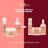 Thumbnail for SheaMoisture Curl Care Bundle, Coconut & Hibiscus, Locks Enhancing Smoothie, Hold & Shine Moisture Mist, Frizz Free Mousse for Curly Hair, Wavy Styles, Natural