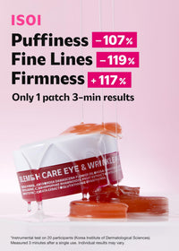 Thumbnail for ISOI Blemish Care Under Eye Patch for Dark Circles, Puffiness and Wrinkles, Hydrating Gel Eye Masks with Hyaluronic Acid & Bulgarian Rose Oil, Korean Skin Care (90 pcs, 3.17 oz)