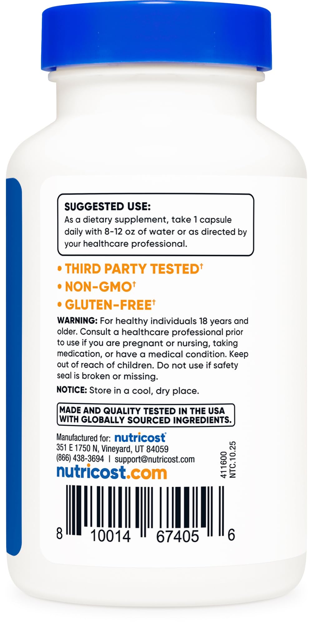 Nutricost Soy Isoflavones 150mg, 180 Veggie Capsules - Gluten Free, Non-GMO, Vegetarian Friendly
