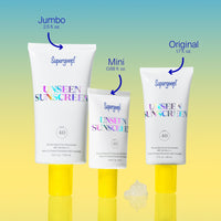 Thumbnail for Supergoop! Unseen Sunscreen - SPF 40 - Invisible, Broad Spectrum Face Sunscreen + Makeup-Gripping Primer - Weightless, Scentless, Oil Free - For All Skin Types & Skin Tones - 1.7 fl oz