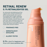 Thumbnail for Prequel Skin Retinal Renew – 0.1% Retinaldehyde Gel with Ectoin, Cica & Jojoba Oil – Smooths Texture, Firms & Evens Tone – Supports Skin Barrier – Dermatologist Developed – Low-Irritation Retinoid