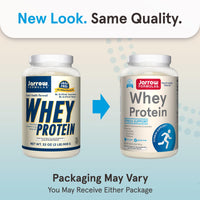 Thumbnail for Jarrow Formulas Whey Protein with 18 g of Protein, 3.8 g of BCAAs, & Glutamine, Dietary Supplement for Muscle Function & Recovery Support, 32 oz Vanilla Flavored Powder, Approximately 36 Day Supply