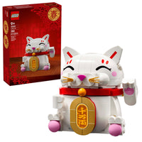 Thumbnail for LEGO Lucky Cat Building Toy for Girls & Boys - Smiling Cat W/Waving Paw Function for Kids, Ages 9+ - Home Decor for Spring Festival & Chinese New Year Celebrations - Gift Idea for Birthdays - 40813