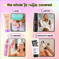 Thumbnail for b.tan Ultra Dark Self Tanner Mousse | Too Tan - Best, 1 Hour Express Sunless Tanning Foam, Gold Bronzing Glow, No Fake Tan Smell, Face & Body, Vegan, Cruelty & Paraben Free, 6.7 Fl Oz