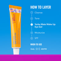 Thumbnail for Good Molecules Yerba Mate Wake Up Eye Gel - Hydrating Under Eye Gel Cream with Hyaluronic Acid and Caffeine - Target Dark Circles and Puffiness - Skin Care for Face