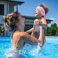 Thumbnail for HeySplash Swimming Headband, Swimming Earplugs Kids Ear Plugs Ear Band Swimmer Ear Protection, Elastic Neoprene Ear Guard, Hair Guard for Kids, Adults, Keep Water Out, Hold Earplugs in, Medium, Pink